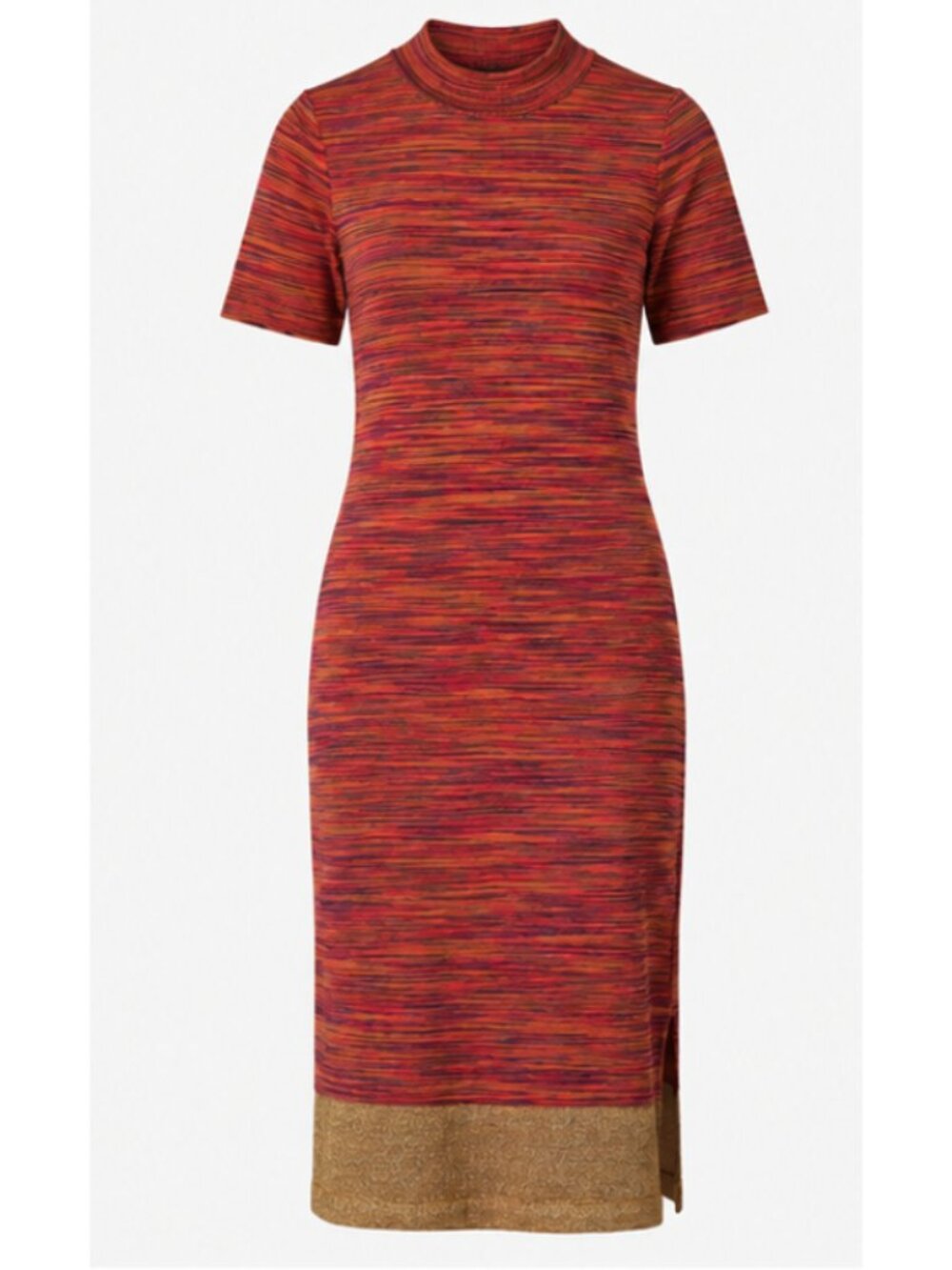 Maeve by Anthropologie Space-Dye Striped Sweater Dress — Size Large